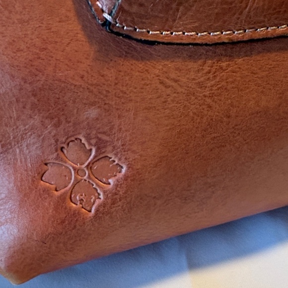 Patricia Nash tooled Brown Leather Tote Bag - Picture 4 of 16
